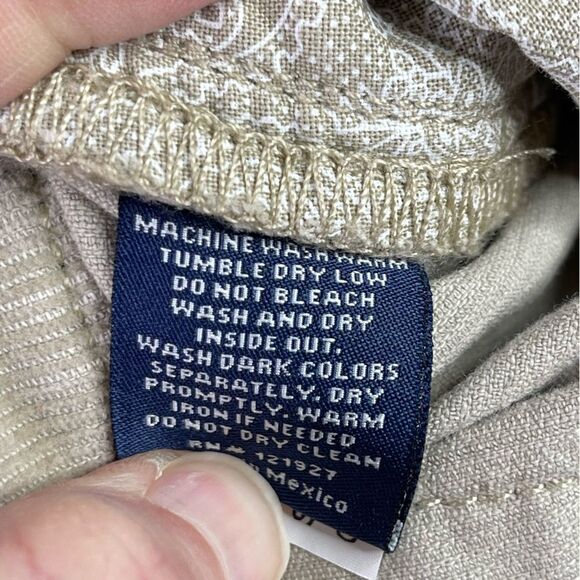 Johnnie-O Pants Men's 40X30* Khaki Straight Corduroy Pockets Casual - Picture 6 of 12